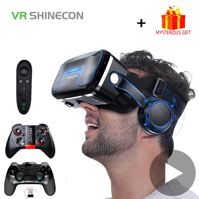 Vr Headset Pc - VR Shinecon 10.0 Kask 3D Gözlük