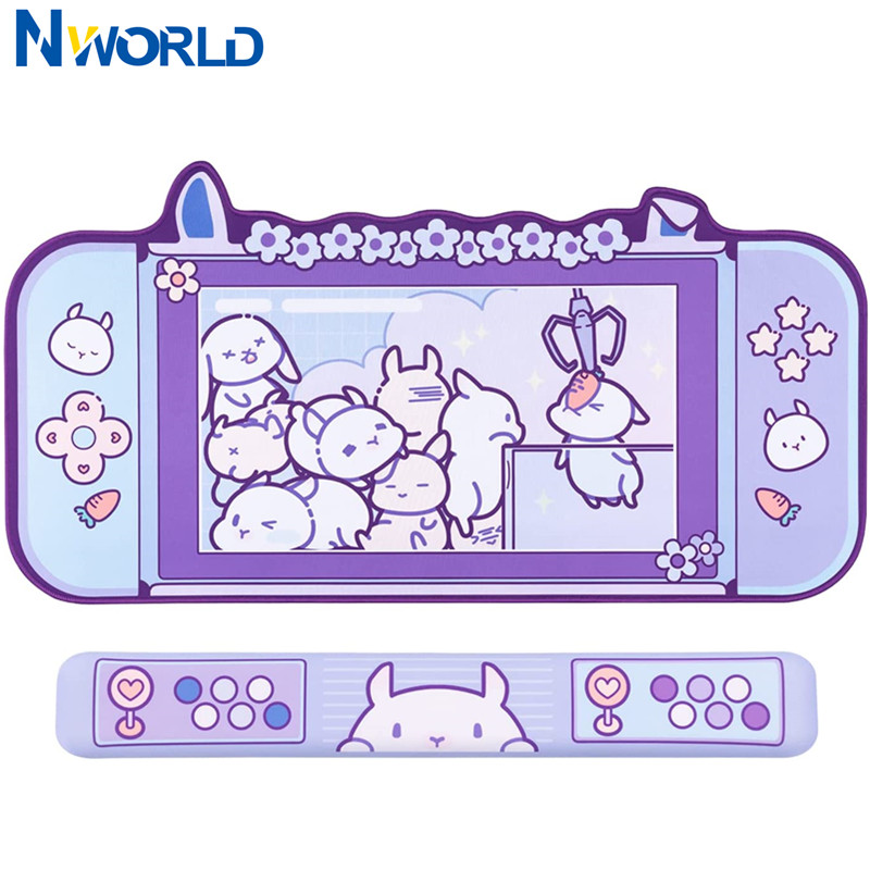 Pc Gaming Pink - Büyük Kawaii oyun Mouse Pad sevimli
