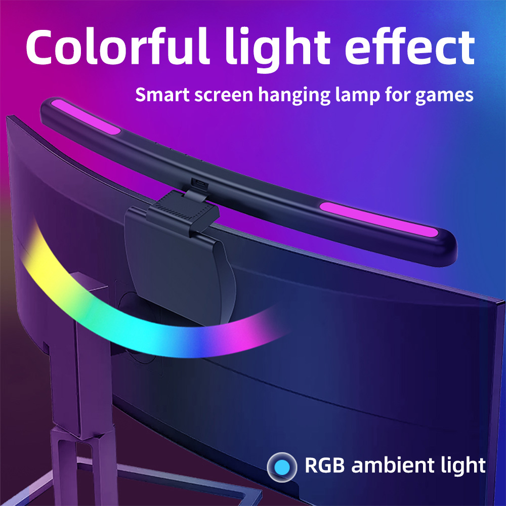 Pc Gaming Pink - USB Kademesiz Karartmalı Ekran Asma Lambaları