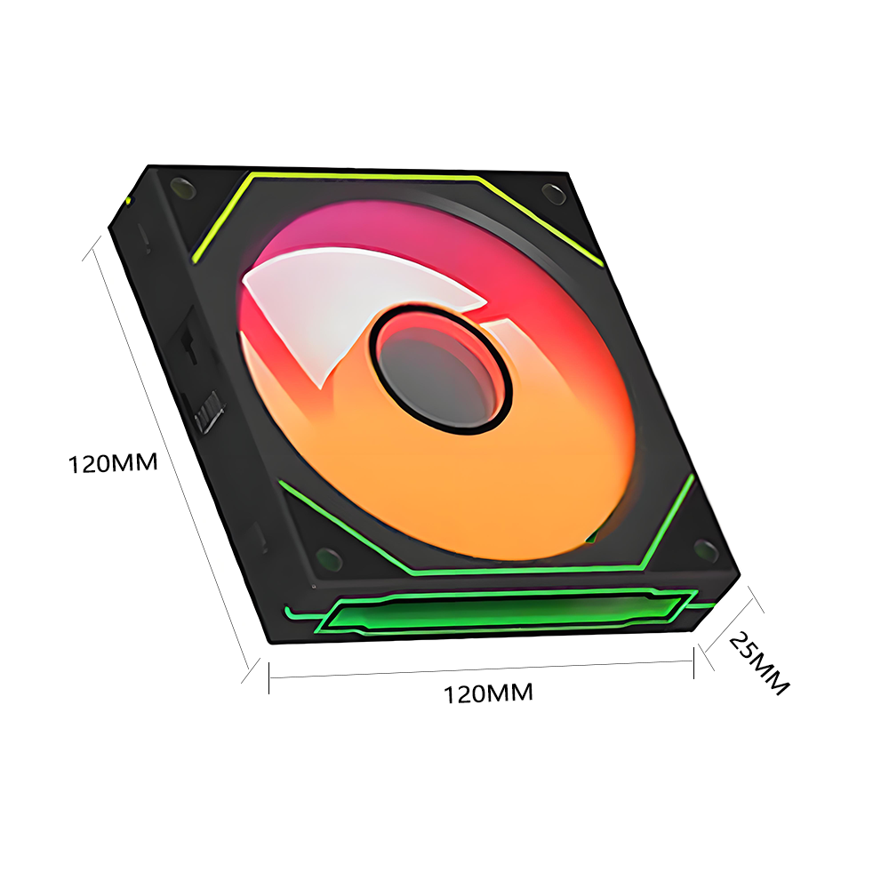 PC Kasa Fanı 120mm ARGB Aynalı - Pc Water Cooling incelemesi ve fiyatı