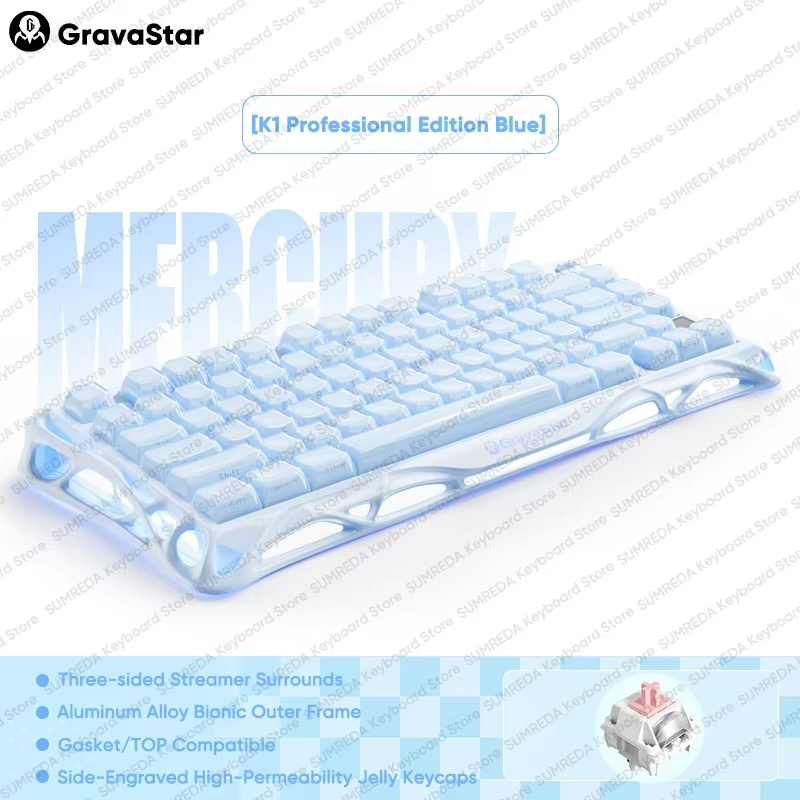 K1 LITE JELLY PINK Mekanik Kla - Pc Gaming Pink incelemesi ve fiyatı