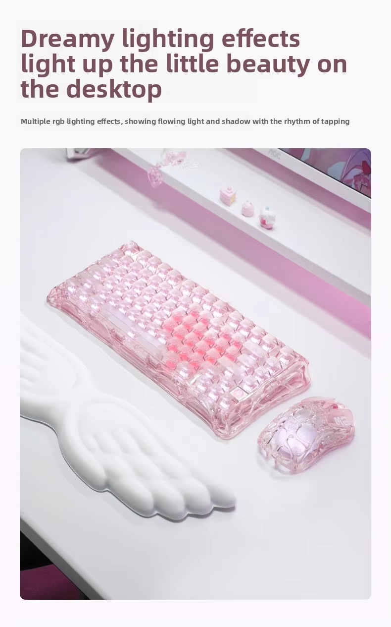 K1 LITE JELLY PINK Mekanik Kla - Pc Gaming Pink incelemesi ve fiyatı